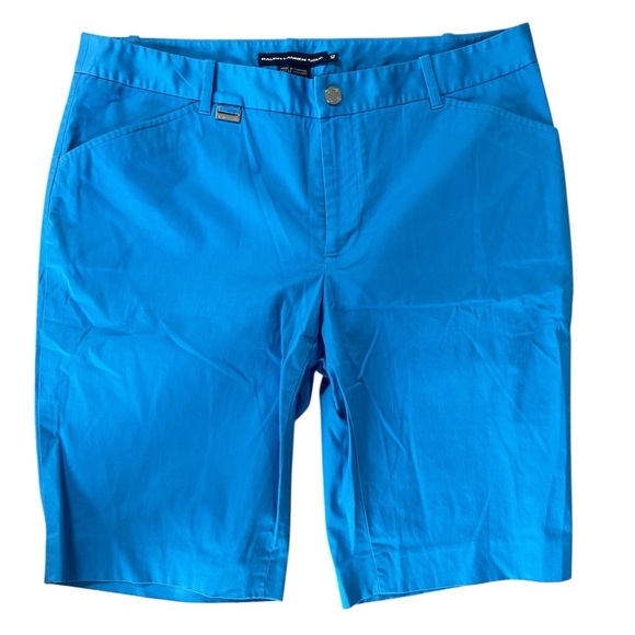 Ralph Lauren Golf Blue Women's Golf Shorts Size 12 - Picture 1 of 3